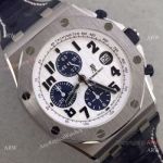 Swiss Grade 3126 Audemars Piguet Royal Oak Offshore SS Blue Sub-dial Replica Watch